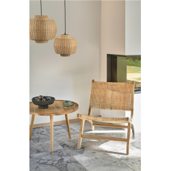 Lampe l Villa Collection Vinka Pendel Dia 30 x 28 cm Natur