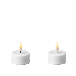 LED fyrfadslys l Deluxe Homeart l Hvid l D4 x 4,5