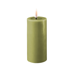 Led Lys l Deluxe Homeart l Oliven Grn l D5 x H10