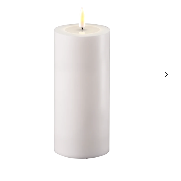 LED Lys l Deluxe Homeart l Udendrs l Hvid l D7,5 x H15