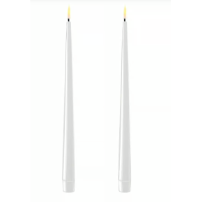 LED Lys l Deluxe Homeart l Kronelys l Hvid l 2 stk. l D2,2 x H38