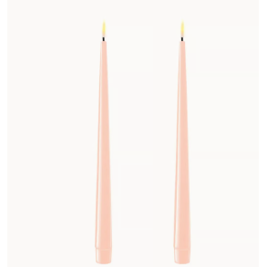 LED Lys l Deluxe Homeart l Kronelys l Lyserd l 2 stk l D2,2 x H38