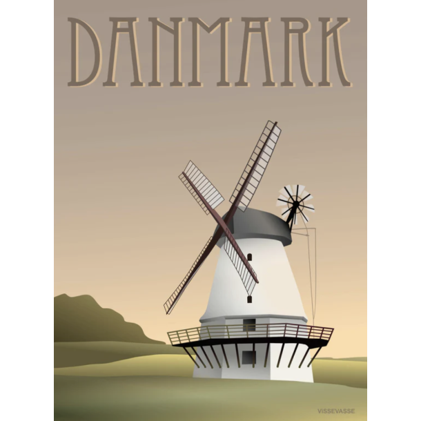 Plakat l Vissevasse Danmark l Mllen l 30 x 40