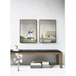 Plakat l Vissevasse Danmark l Mllen l 30 x 40