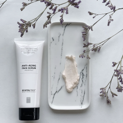 Peeling ansigt l Anti age l Grapefruit face scrub l Revital Trax
