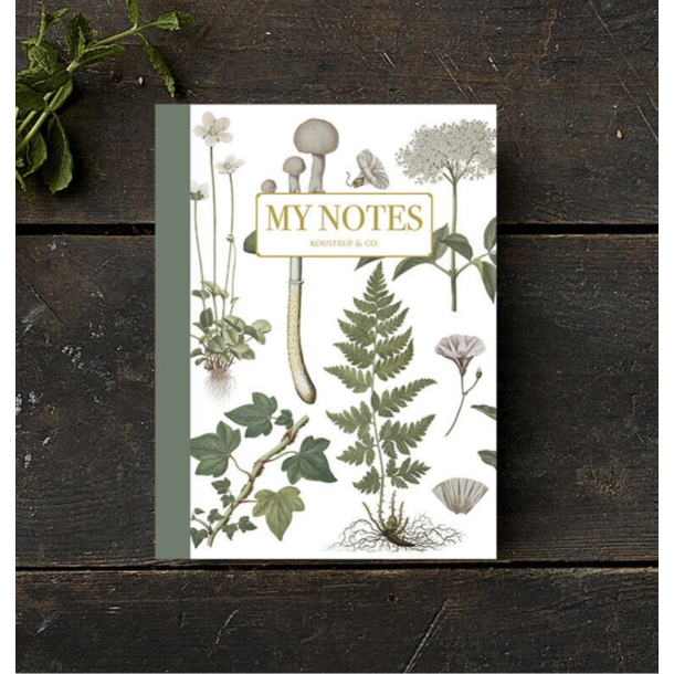 Noteshfte l Grn l Stor Mnster l Koustrup &amp; co. 