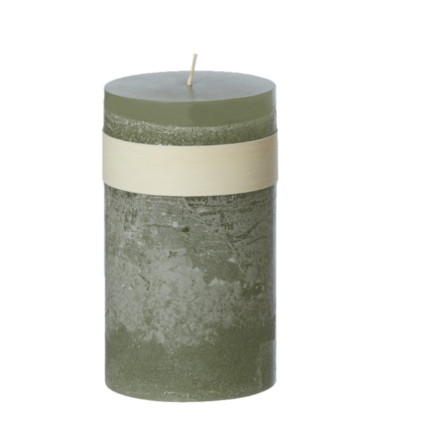 Bloklys l Grn l Lille l 5 x 10 cm l Vance kitira l Allergivenlige og certificeret lys