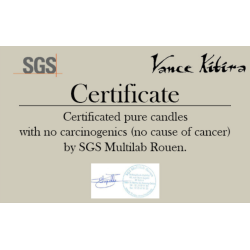 Bloklys l Grn l Lille l 5 x 10 cm l Vance kitira l Allergivenlige og certificeret lys