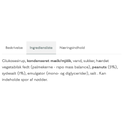 Karameller l Karamel kompagniet l Peanuts med sydesalt l 138g