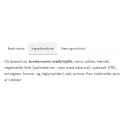 Karameller l Karamel kompagniet l Flde med sydesalt l 138g