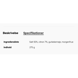 Salt l Citron salt l Hr. Skov l Danmark 