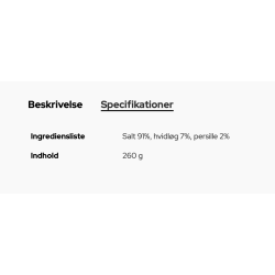 Salt l Persille/Hvidlg salt l Hr. Skov l Danmark 