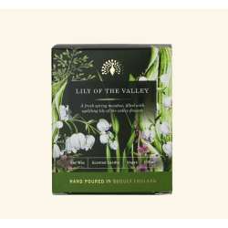 Duftlys l Soy wax l Lily of the Valley l Vegan l 170ml l 35 timers brndetid l 
