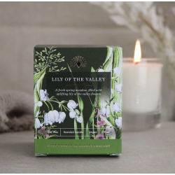 Duftlys l Soy wax l Lily of the Valley l Vegan l 170ml l 35 timers brndetid l 