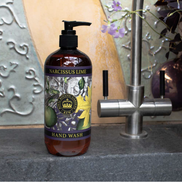 Hnd sbe l Flydende l Narcissus Lime l 500ml l Kew gardens l Vegan l 