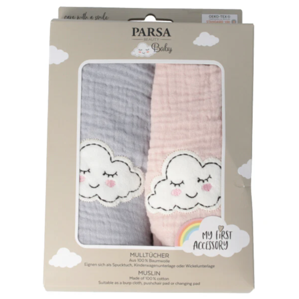 Stofbleer l 2 stk l Parsa Beauty Baby l 70x70cm l 