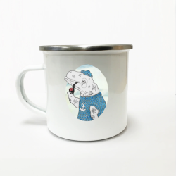 Krus l Emaljekrus l LAKOR l Badass beluga l 