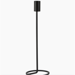 Lysestage l Sort l Jern l Villa Collection l 9,5 X 28,5 l