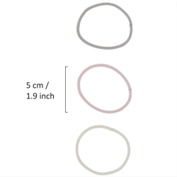 Elastikker l 12 stk l PARSA Beauty l Bamboo l Hr l 