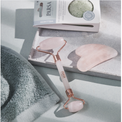 Ansigtsrulle l PARSA Beuty l Rosenkvarts l Vegansk l 