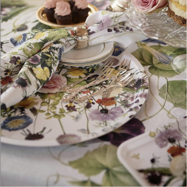 Stofserviet l Flower Garden l Hr l Jim Lyngvild l 