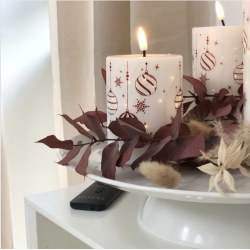 LED Lys l Deluxe l Giftbox l Inkl Batterier l Inkl. Fjernbetjening l Jul l 