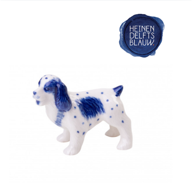 Figur l Keramik l Cocker Spaniel l Miniature l Samle objekt l 
