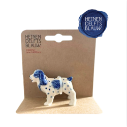 Figur l Keramik l Cocker Spaniel l Miniature l Samle objekt l 