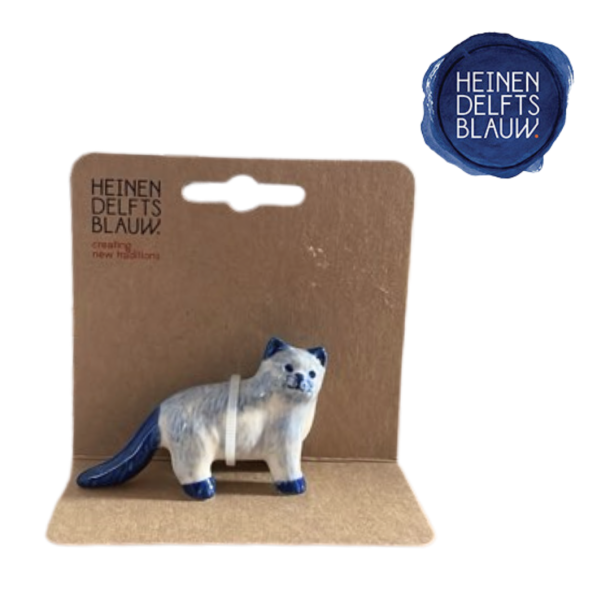 Figur l Keramik l Kat l Miniature l Samle objekt l 