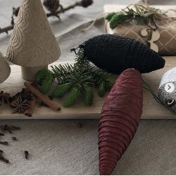 Jule dekoration l St af 3 l Rd l Oohh l Lbech Living l Jul l 