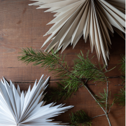 Stjerne l Jul l LED l Sand l Papir l Wikholmform l 60 cm l 