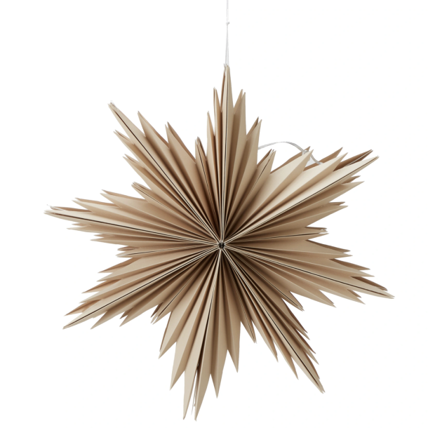 Stjerne l Jul l LED l Sand l Papir l Wikholmform l 60 cm l 