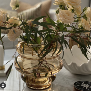 Vase l Glas Vase l Brun l Circle l Wikholmform l 