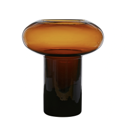 Vase l Base Large l Glas l Brun l Wikholmform l 