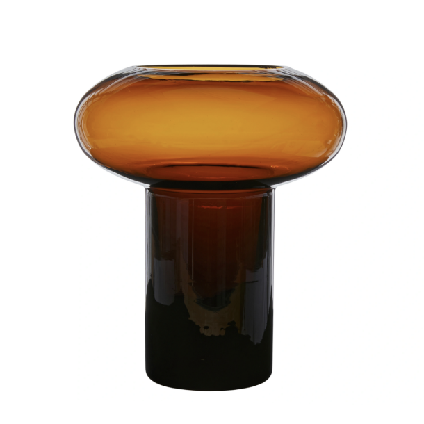 Vase l Base Large l Glas l Brun l Wikholmform l 