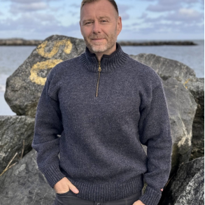 Sweater l 100% Uld l Indigo l Woolwear l 