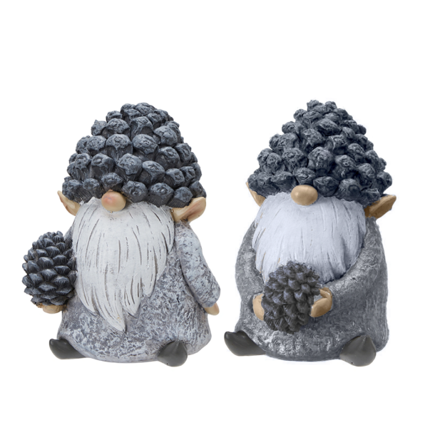 Figur l Skov nisse l Gr l Wikholm form l Bugan l 