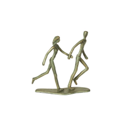 Figur l Metal l Par l Lber l 18 cm l Speedtsberg l