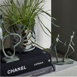 Figur l Metal l Par l Lber l 18 cm l Speedtsberg l