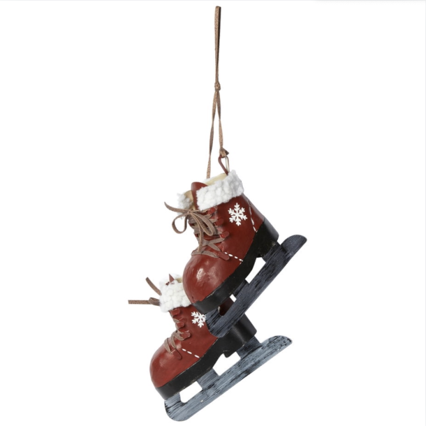 Dekoration l Skjter l Vin Rd l Jul l 14x6x40 cm l Speedtsberg l 
