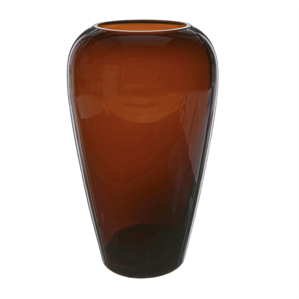 Vase l Glas l Classic vase L l Brun l WikholmForm l