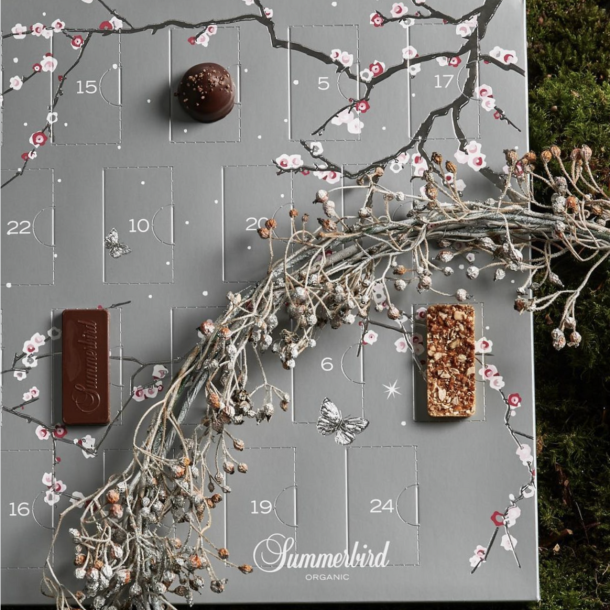 Julekalender l Summerbird l Double Christmas Calendar l 2 stk chokolade hver dag l 