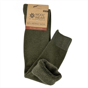 Uldsokker l Knlange l Army l Militr Ragsokker l 64% Merinould l 