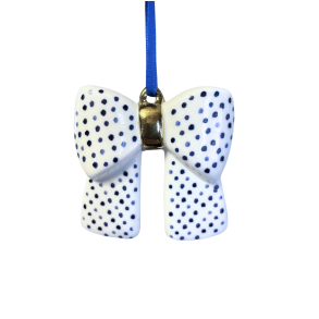 Juleophng l Sljfe l Julepynt l 7cm l Heinen Delfts Blauw l