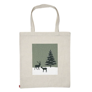 Mulepose l Jul l Christmas bag l Bomuld l H42 B37 cm l 