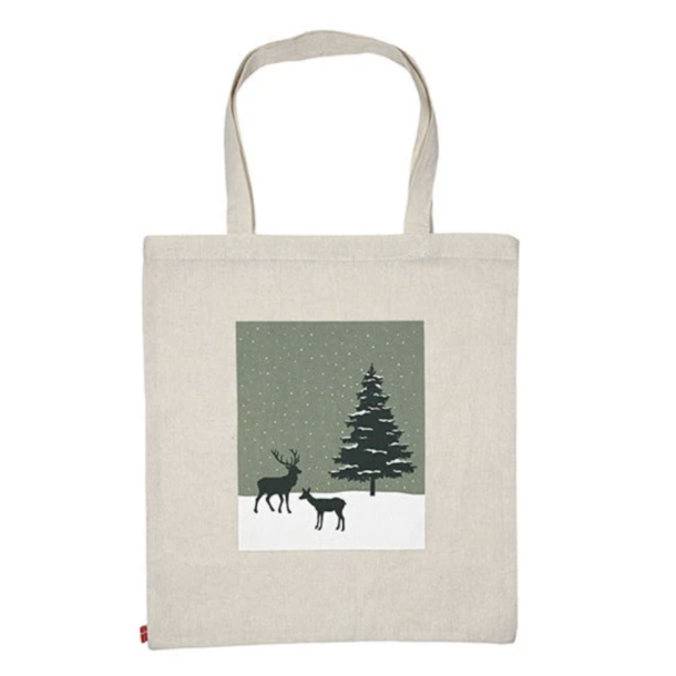 Mulepose l Jul l Christmas bag l Bomuld l H42 B37 cm l 