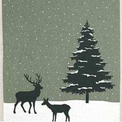 Mulepose l Jul l Christmas bag l Bomuld l H42 B37 cm l 