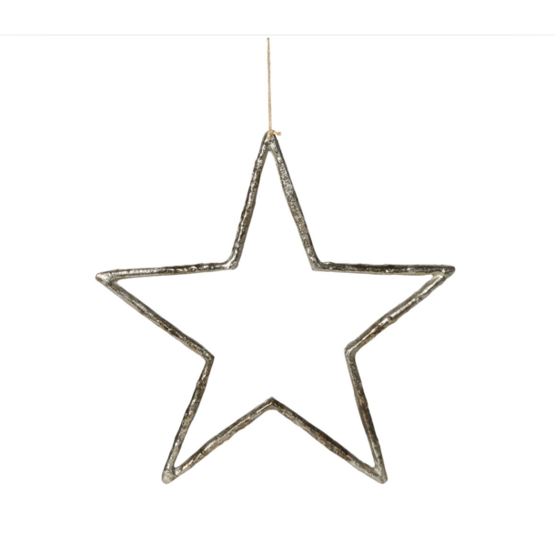 Stjerne l Rustik stjerne l Ophng l Dekoration l 39x39 cm l Speedtsberg l 