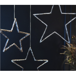 Stjerne l Rustik stjerne l Ophng l Dekoration l 39x39 cm l Speedtsberg l 