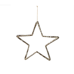 Stjerne l Rustik stjerne l Ophng l Dekoration l 30x30 cm l Speedtsberg l 